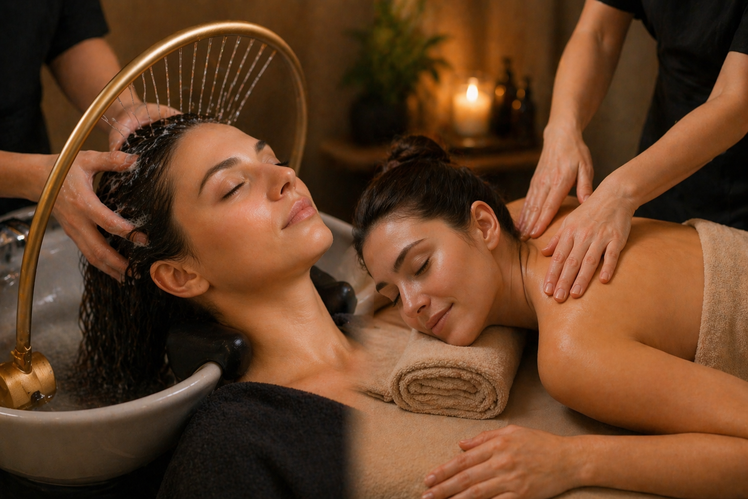 Combiné Head Spa + Massage — 120 min