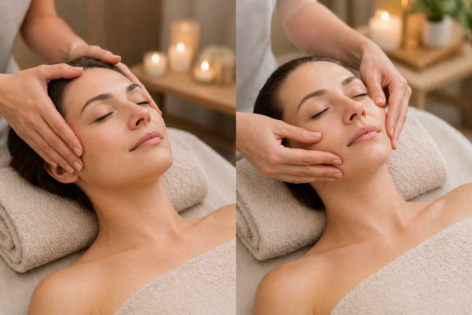 Combiné Relaxant + Visage — 60 min